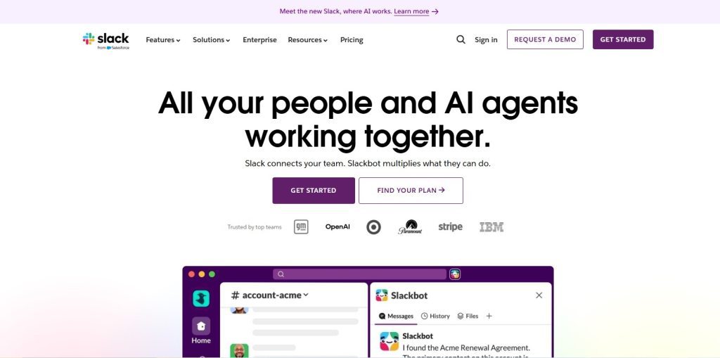 6. Slack – Team & Client Communication