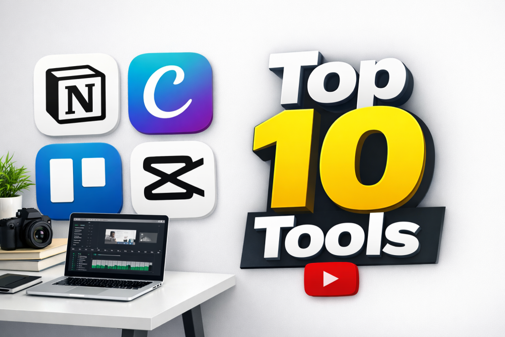Top 10 Productivity Tools for YouTubers
