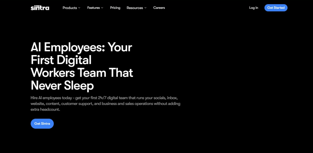 9. Sintra AI (AI Employees System)