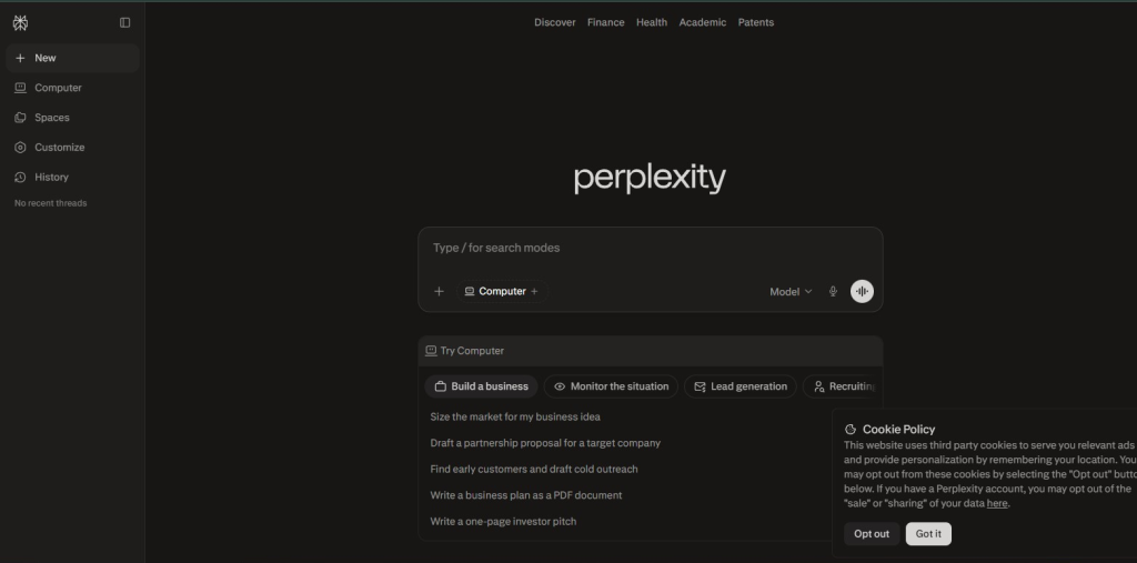 2. Perplexity AI