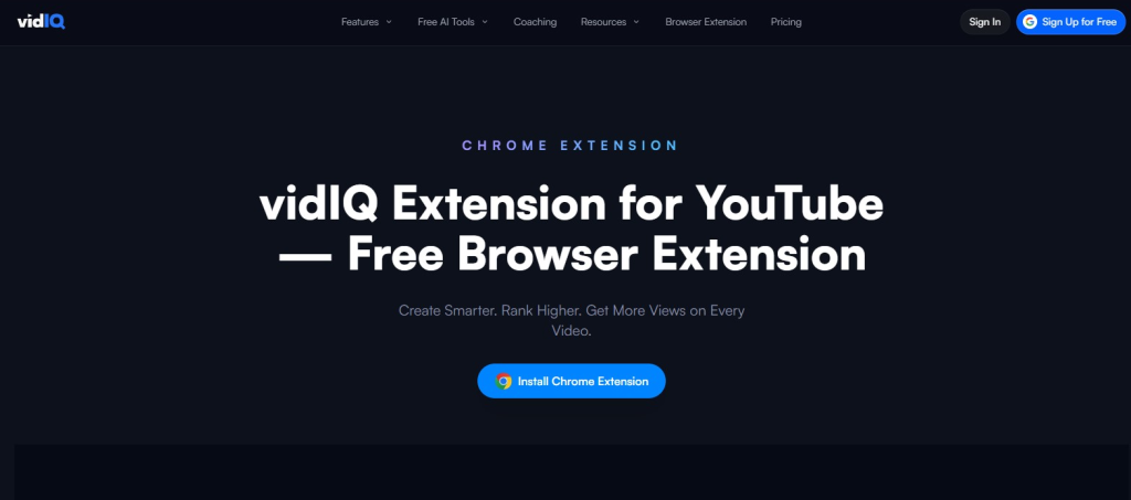 2. vidIQ – YouTube SEO Tool