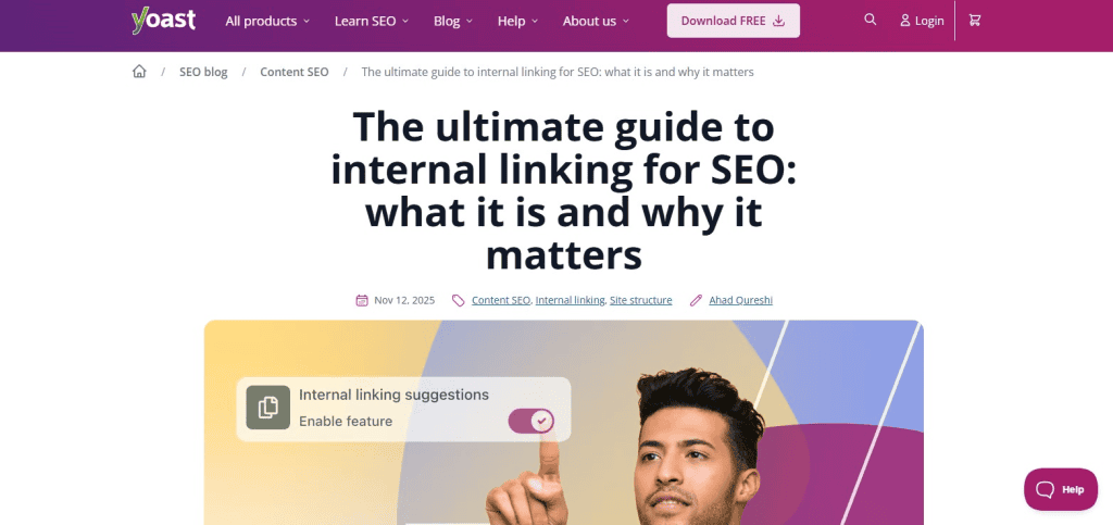 3. Strong Internal Linking Strategy