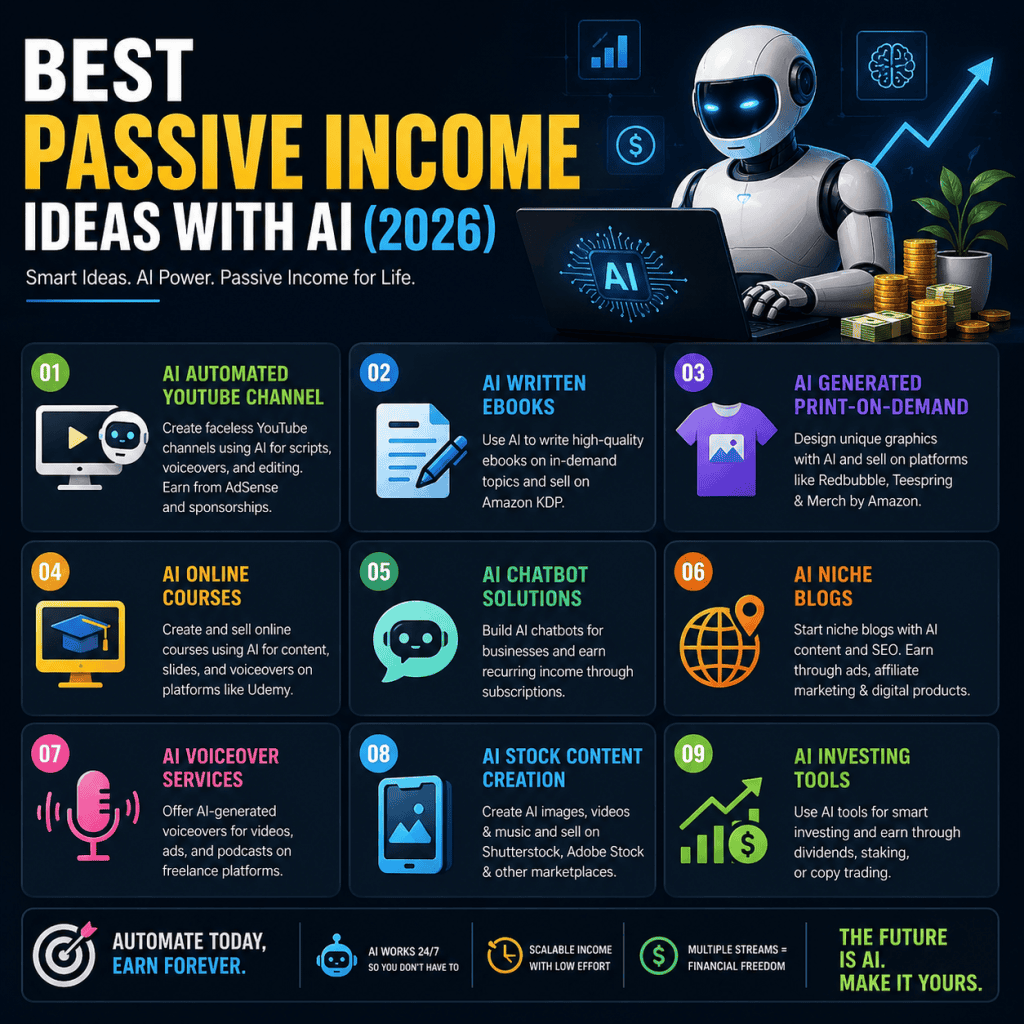 Best Passive Income Ideas with AI (2026)