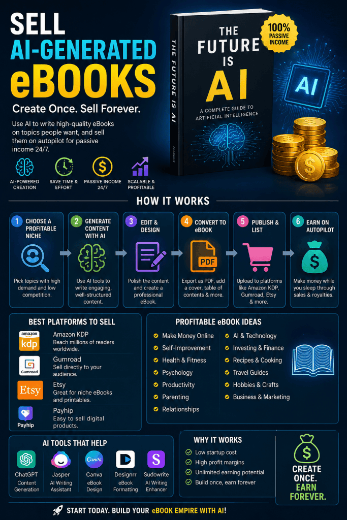 4. Sell AI-Generated eBooks