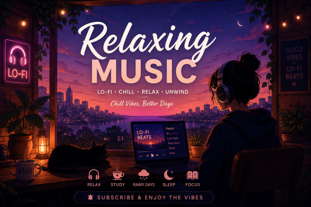 6. Relaxing Music / Lo-fi Channel