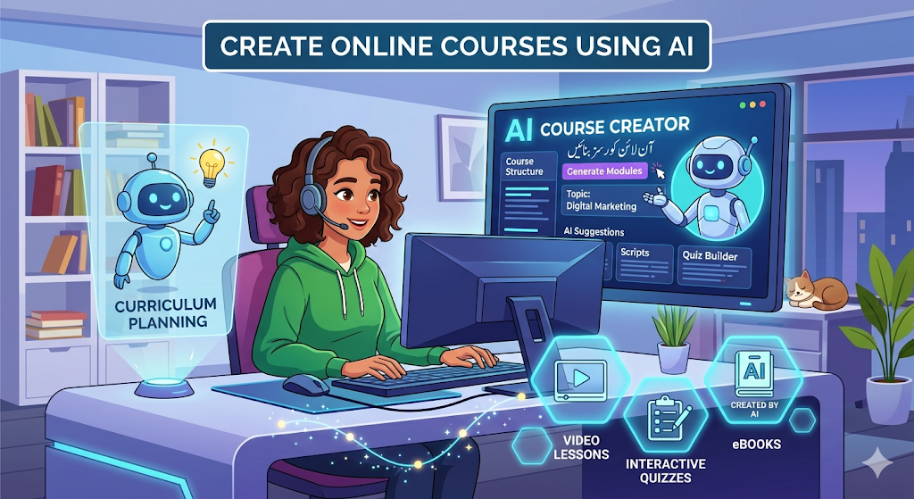 8. Create Online Courses Using AI